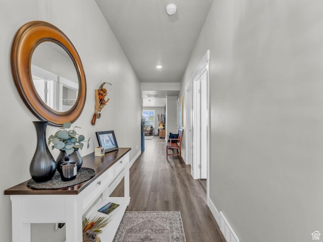 1136 W 1810 S, Orem, UT 84058 - corridor featuring dark wood-style floors, recessed lighting, and baseboards