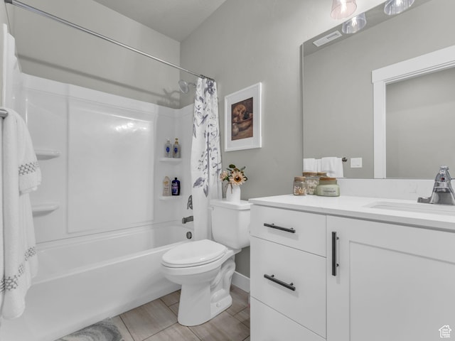 1136 W 1810 S, Orem, UT 84058 - full bathroom with toilet, vanity, and shower / bath combo