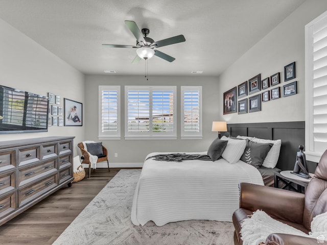 1136 W 1810 S, Orem, UT 84058 - bedroom featuring dark wood finished floors, baseboards, and a ceiling fan