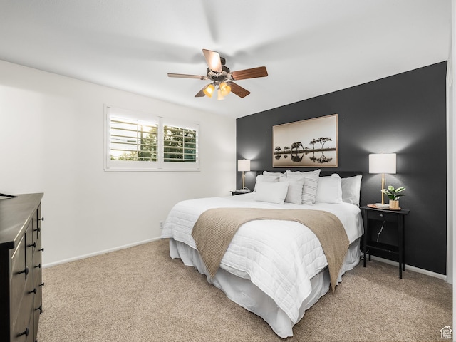 686 Idaho Ave, Provo, UT 84606 - carpeted bedroom featuring baseboards and ceiling fan