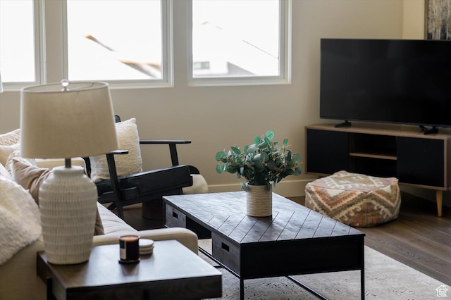 11661 N Shoreline Dr, Hideout, UT 84036 - living room with plenty of natural light and wood finished floors