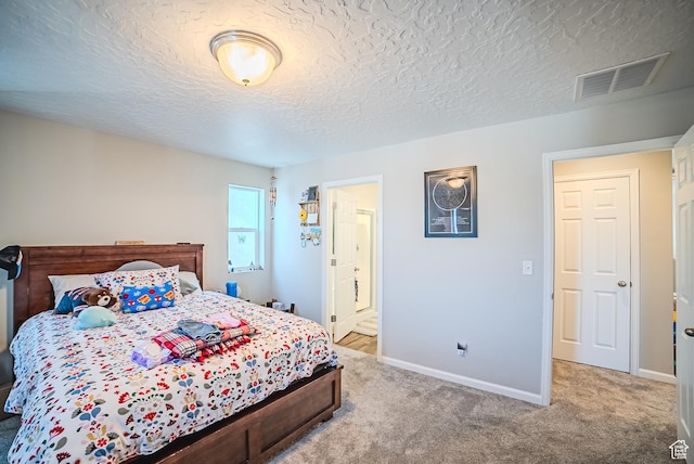15167 S Maradona Dr, Herriman, UT 84096 - carpeted bedroom featuring baseboards and a textured ceiling