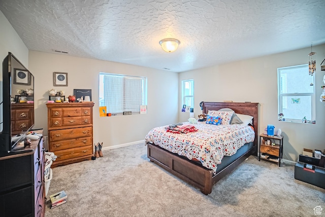 15167 S Maradona Dr, Herriman, UT 84096 - carpeted bedroom with a textured ceiling and baseboards