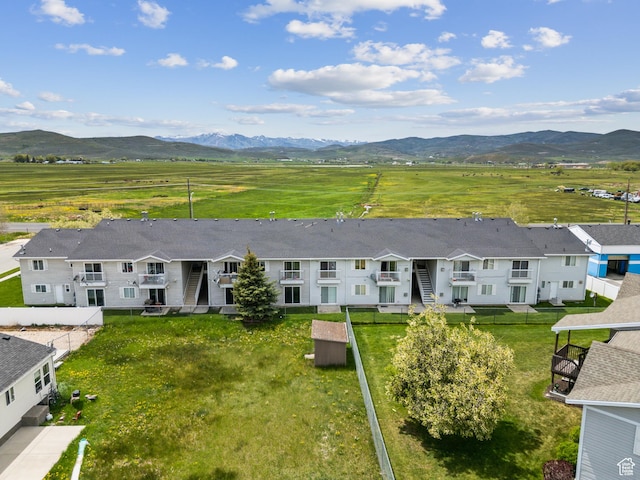 595 S Main St Unit 26, Kamas, UT 84036 - aerial view of residential area featuring a mountain backdrop