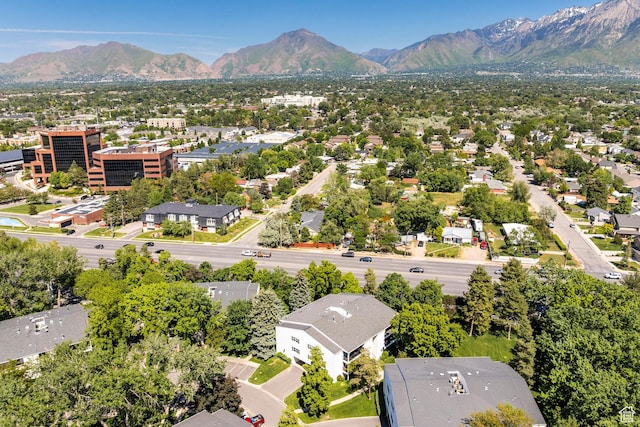 4097 S 670 E Unit C, Murray, UT 84107 - aerial view of residential area featuring mountains