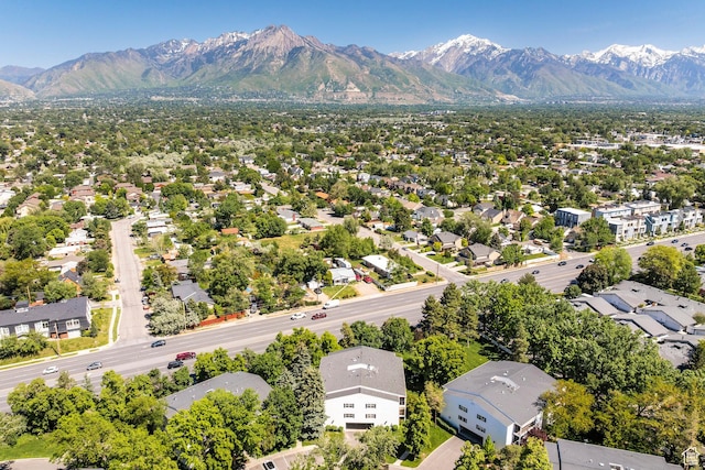 4097 S 670 E Unit C, Murray, UT 84107 - aerial perspective of suburban area featuring a mountainous background
