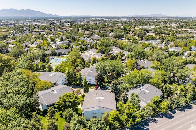 4097 S 670 E Unit C, Murray, UT 84107 - aerial view of residential area featuring a mountain backdrop