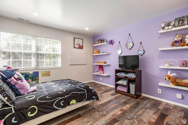 4097 S 670 E Unit C, Murray, UT 84107 - bedroom with wood finished floors, baseboards, and recessed lighting