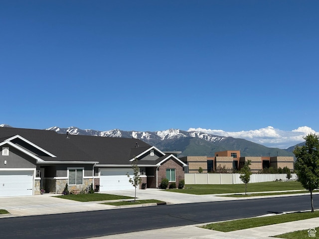 1224 S Grace Way, Layton, UT 84041 - view of asphalt road with a mountain view and sidewalks