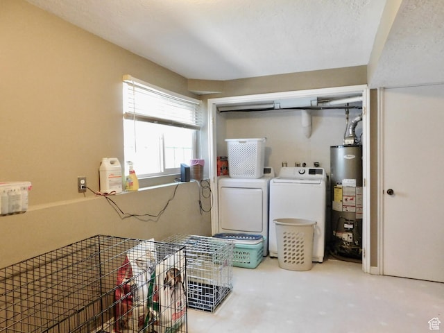 9467 S 250 E, Sandy, UT 84070 - laundry area featuring water heater and separate washer and dryer