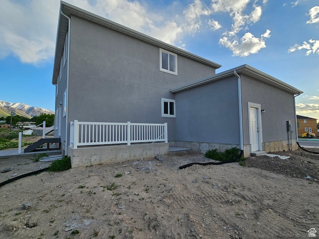 454 N 500 E Lot 3, Salem, UT 84653 - rear view of property with stucco siding and a mountain view