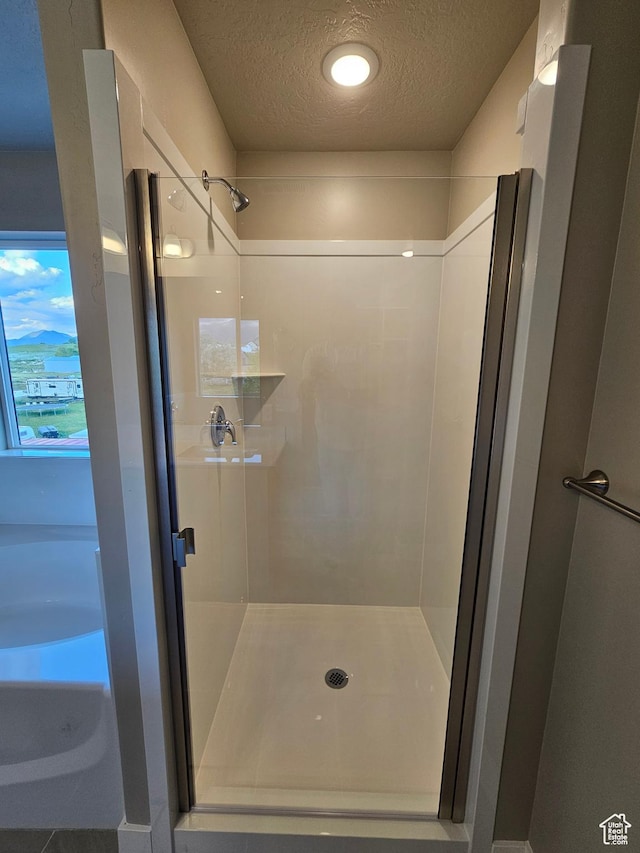 454 N 500 E Lot 3, Salem, UT 84653 - full bathroom featuring a textured ceiling and a stall shower