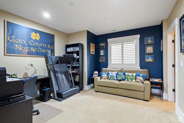 10371 N Sightline Cir, Hideout, UT 84036 - office area with carpet flooring and baseboards