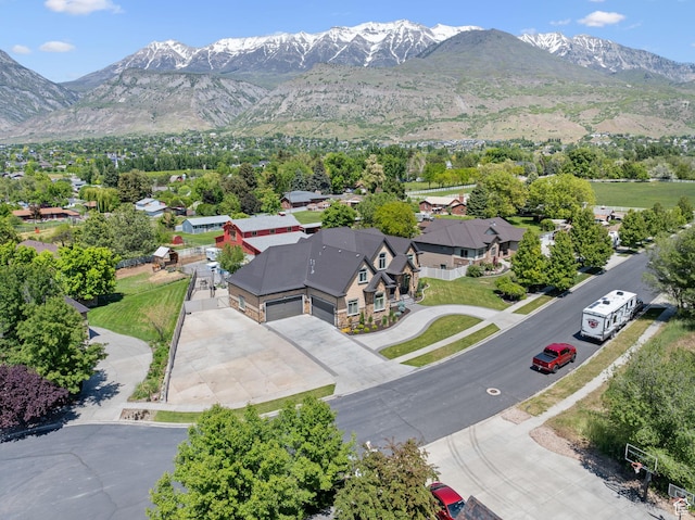 62 W 225 N, Lindon, UT 84042 - aerial perspective of suburban area with a mountain backdrop
