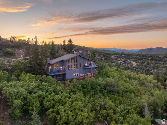 7340 Buckboard Dr N, Park City, UT 84098 - view from above of property