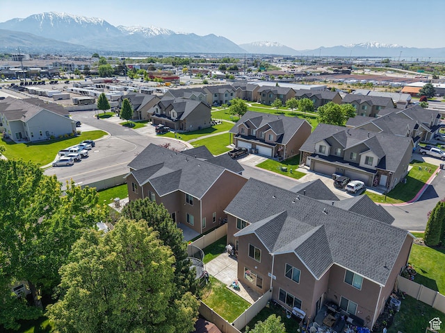 385 E 570 S, American Fork, UT 84003 - aerial view of residential area with mountains