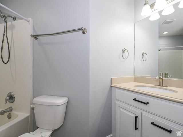 385 E 570 S, American Fork, UT 84003 - bathroom featuring vanity, shower / washtub combination, and toilet