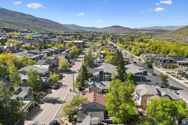 1020 Woodside Ave, Park City, UT 84060 - aerial view of residential area with a mountainous background