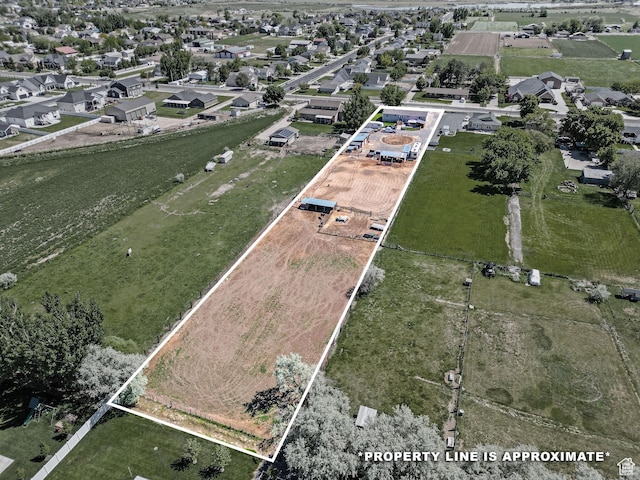 3966 W 2200 N, Plain City, UT 84404 - aerial view of property and surrounding area featuring property boundaries highlighted