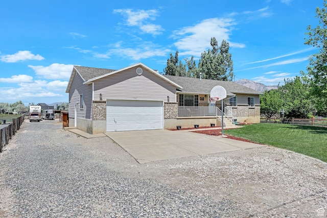 3966 W 2200 N, Plain City, UT 84404 - single story home with concrete driveway, an attached garage, and roof with shingles