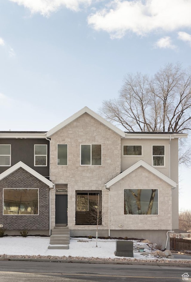 1562 E 3900 S Unit 106, Millcreek, UT 84124 - view of front of house with stone siding