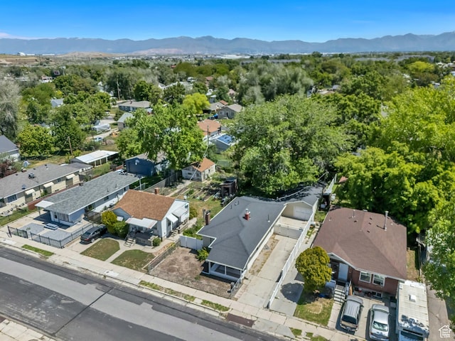 2867 S Cyprus Ln, Magna, UT 84044 - aerial view of residential area with a mountain backdrop