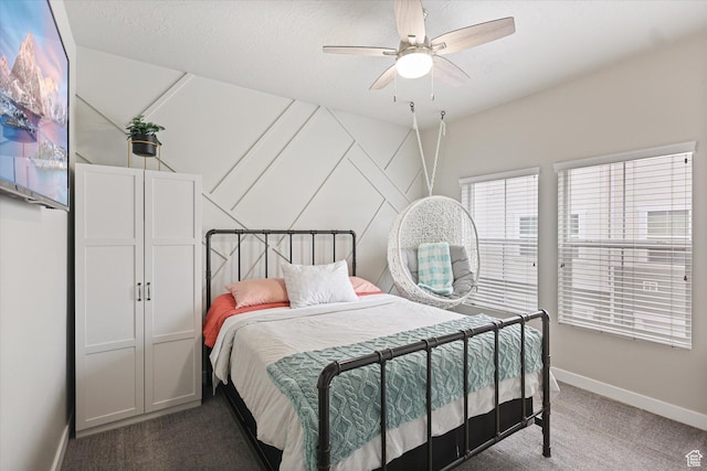 702 E 330 N, Vineyard, UT 84059 - carpeted bedroom featuring baseboards and ceiling fan