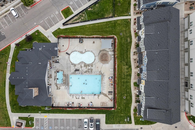 702 E 330 N, Vineyard, UT 84059 - bird's eye view of a pool area