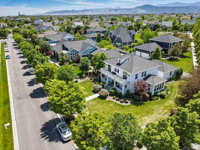 10416 S Vermillion Dr W, South Jordan, UT 84009 - aerial perspective of suburban area with a mountain backdrop