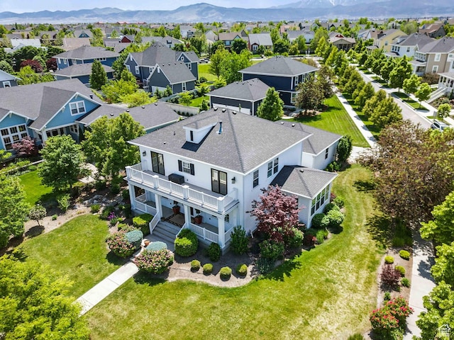10416 S Vermillion Dr W, South Jordan, UT 84009 - aerial perspective of suburban area featuring a mountain backdrop