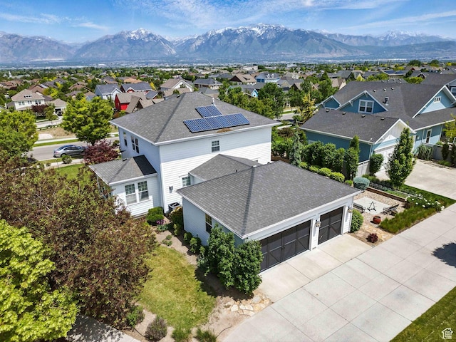 10416 S Vermillion Dr W, South Jordan, UT 84009 - aerial view of residential area featuring mountains