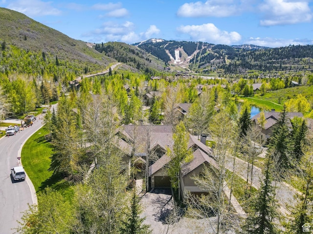 2464 Deer Lake Dr, Park City, UT 84060 - aerial view of a mountainous background