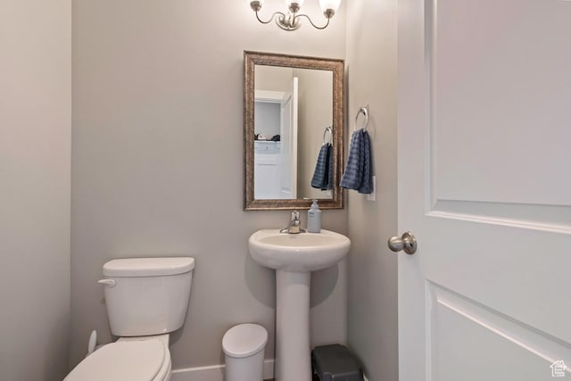 2076 E Granite Ln N Unit 145, Eagle Mountain, UT 84005 - half bath with toilet and baseboards