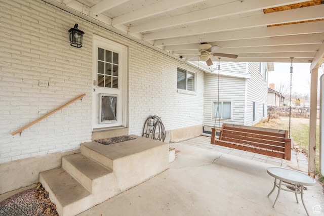 2215 W 800 N, West Point, UT 84015 - view of patio with a ceiling fan