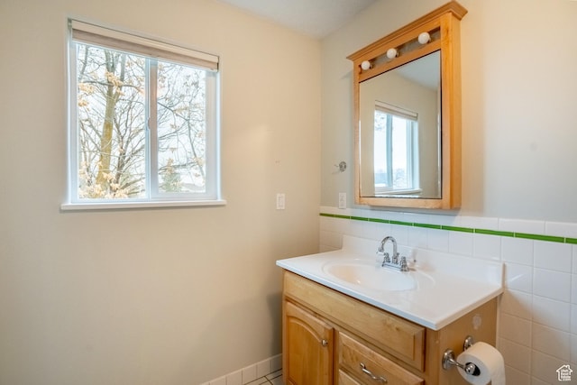 2215 W 800 N, West Point, UT 84015 - bathroom featuring vanity and healthy amount of natural light
