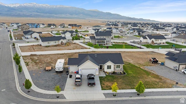 464 S Trejo Ridge Rd, Grantsville, UT 84029 - aerial view of residential area with a mountain backdrop