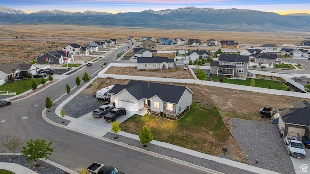464 S Trejo Ridge Rd, Grantsville, UT 84029 - aerial perspective of suburban area with a mountainous background