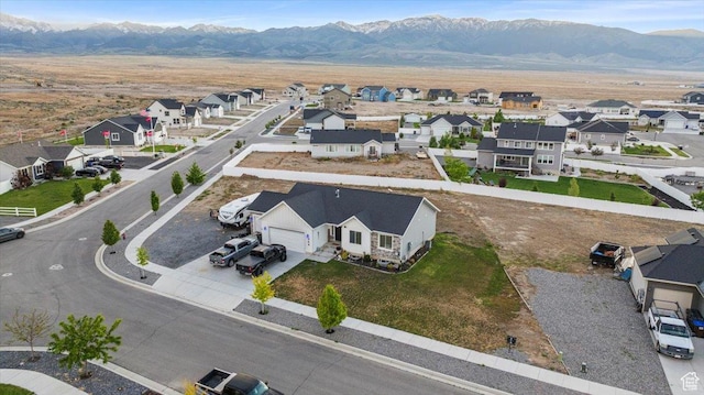 464 S Trejo Ridge Rd, Grantsville, UT 84029 - aerial view of residential area featuring a mountainous background