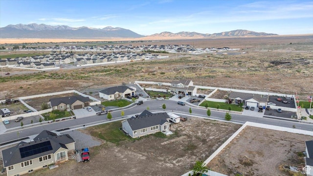 464 S Trejo Ridge Rd, Grantsville, UT 84029 - aerial view of residential area with a mountainous background and a desert landscape