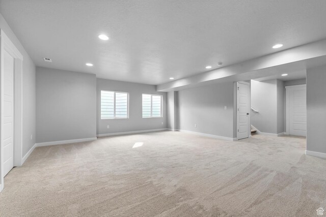 9806 N Willowbank Dr, Highland, UT 84003 - unfurnished room with recessed lighting, carpet, and baseboards