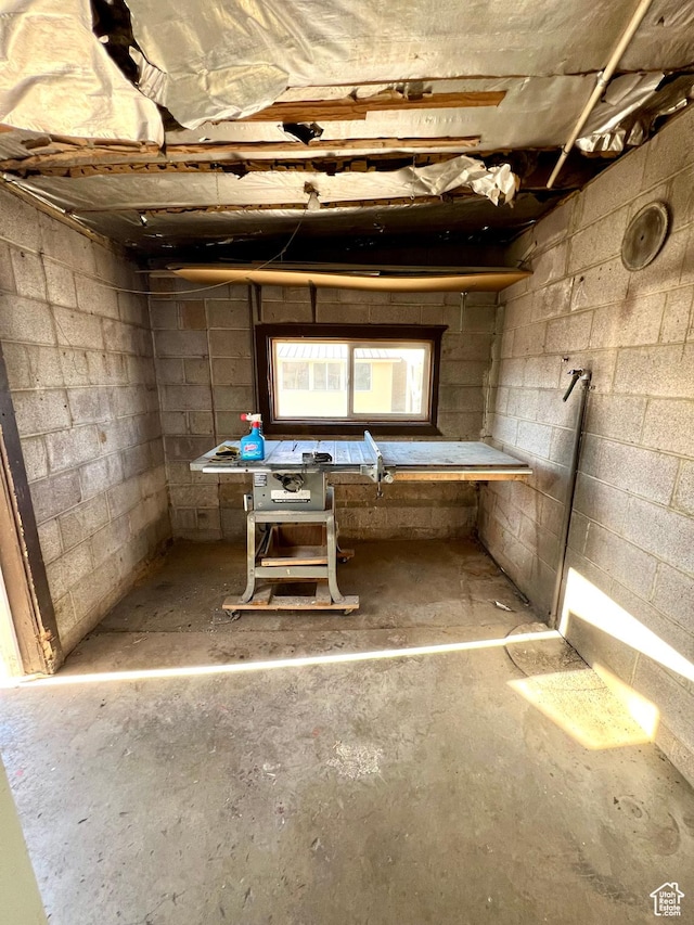 509 E 300 N, Richfield, UT 84701 - basement featuring concrete block wall
