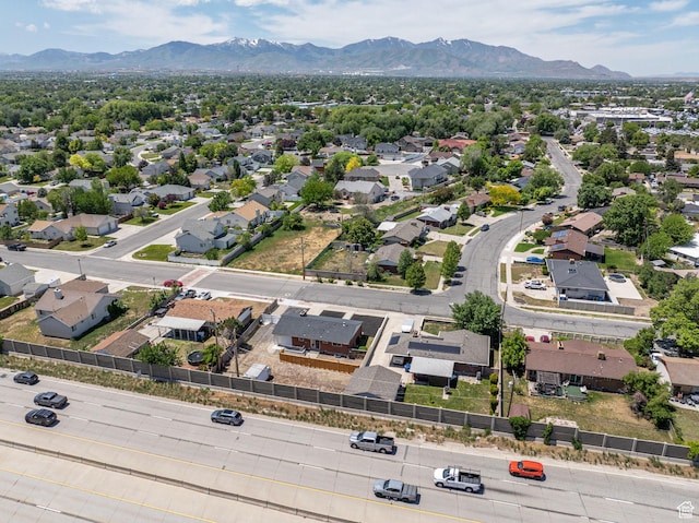 3649 S Hawkeye St, West Valley City, UT 84120 - aerial view of residential area featuring a mountain backdrop