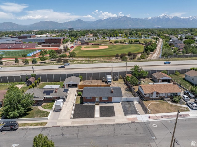 3649 S Hawkeye St, West Valley City, UT 84120 - aerial perspective of suburban area featuring mountains
