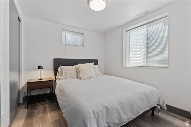 3649 S Hawkeye St, West Valley City, UT 84120 - bedroom with wood finished floors and a closet