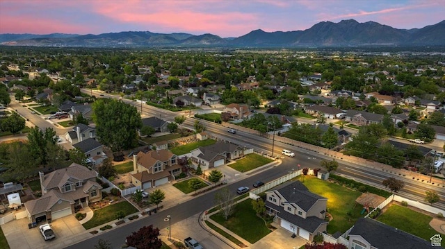 2718 W Southpointe Rd, South Jordan, UT 84095 - aerial view of residential area with mountains