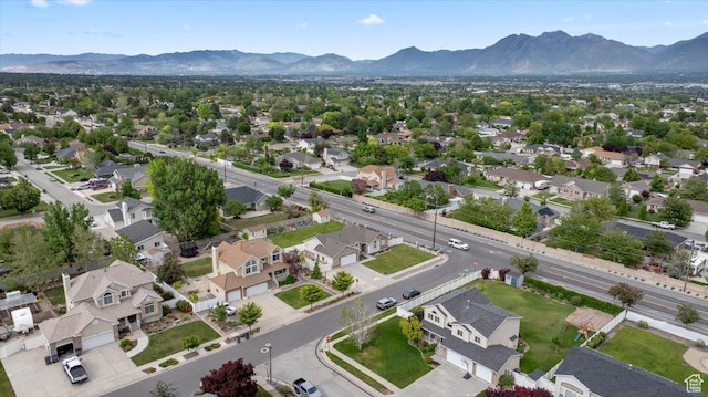 2718 W Southpointe Rd, South Jordan, UT 84095 - aerial perspective of suburban area with a mountain backdrop