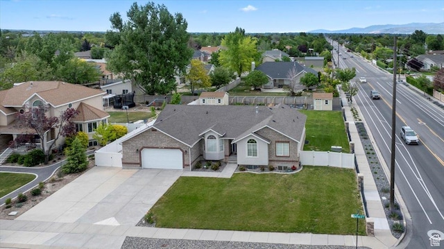 2718 W Southpointe Rd, South Jordan, UT 84095 - aerial view of residential area with a mountainous background