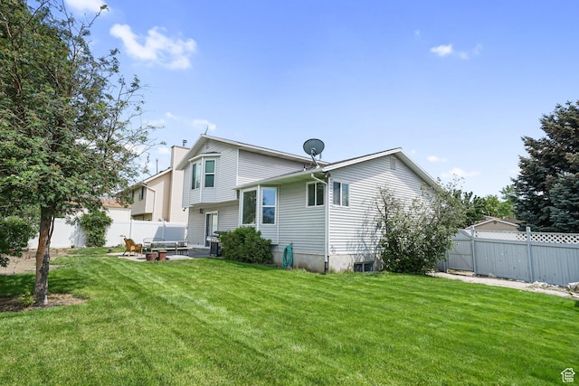 1213 E Earl Way S, Sandy, UT 84094 - rear view of property featuring a chimney and a patio