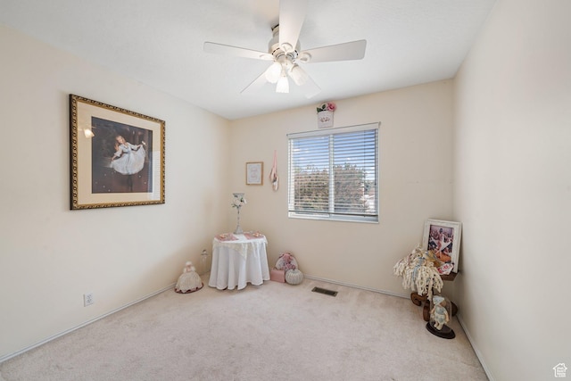 1213 E Earl Way S, Sandy, UT 84094 - playroom featuring carpet floors, ceiling fan, and baseboards