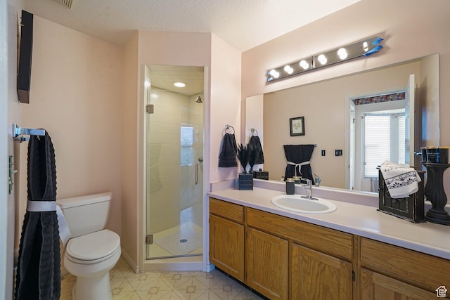 1213 E Earl Way S, Sandy, UT 84094 - full bath featuring toilet, vanity, and a shower stall